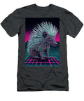 Futuristic Neon Hedgehog Porcupine Grayson Sheppard T-Shirt