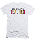Geography Teacher Leopard Print Funny Jensen Cena T-Shirt