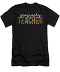 Geography Teacher Life Leopard Educator Appreciation Jensen Cena T-Shirt