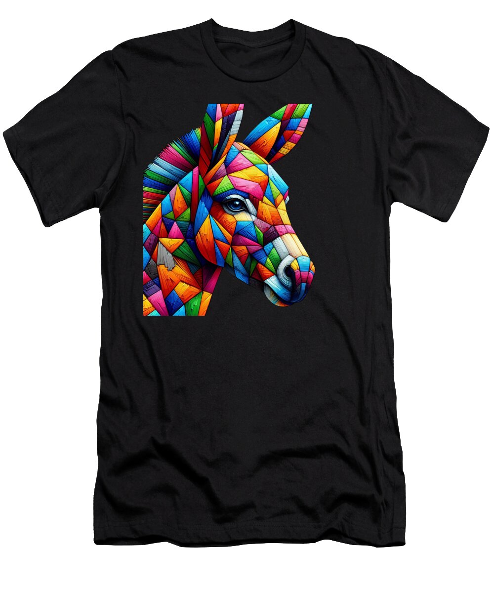 Geometric Donkey David Dehner T-Shirt