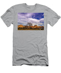 Georgia Okeefes Tree Caught Between Kitchen and Matrimonial Mesa Ghost Ranch Abiquiu New Mexico Silvio Ligutti T-Shirt