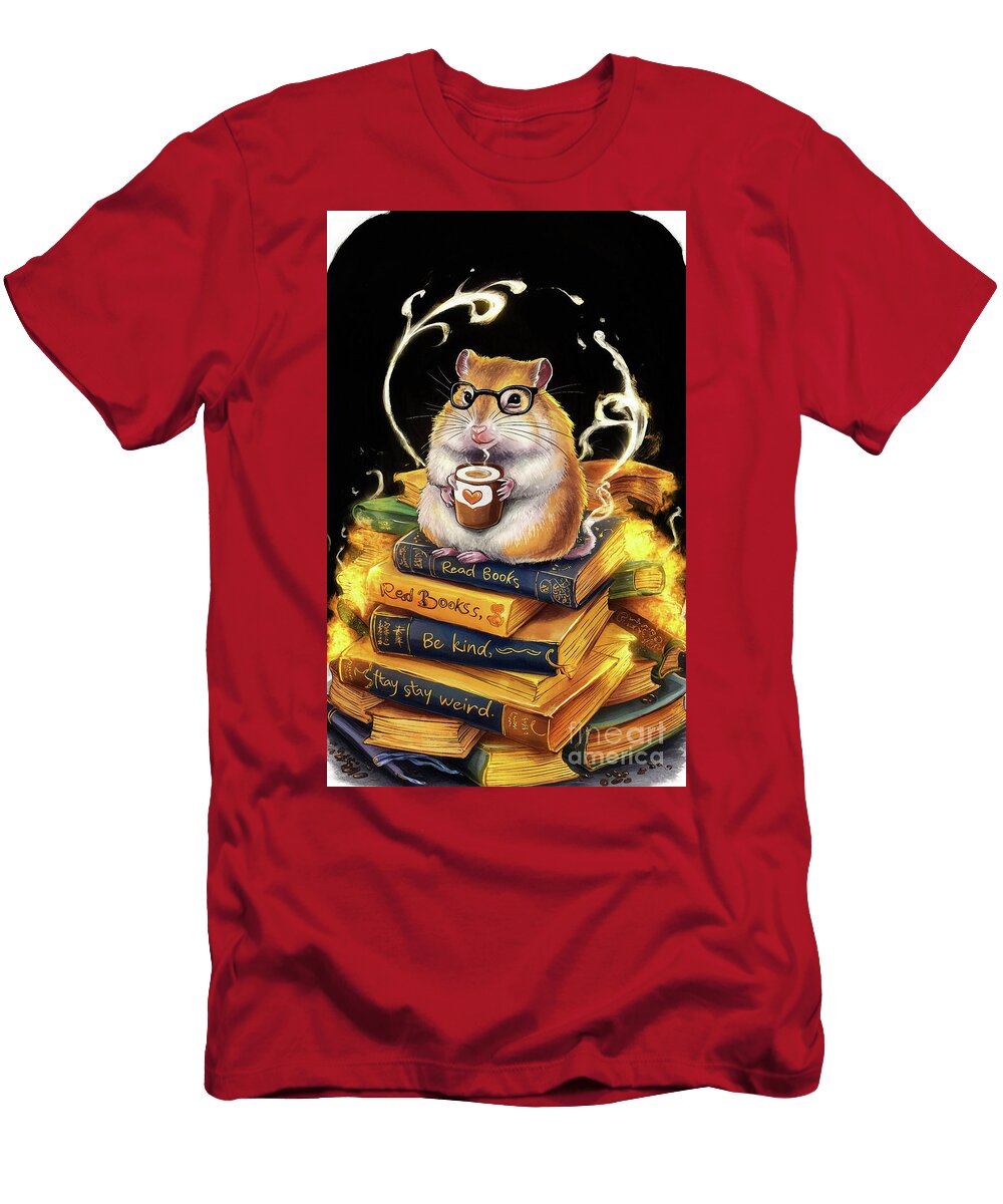 Gerbil Lover Book Lover Read Books Book Lover Gift Book Reader Gift for Librarian Read Books Be Kind Stay Weird Be Kind Grover Mcclure T-Shirt