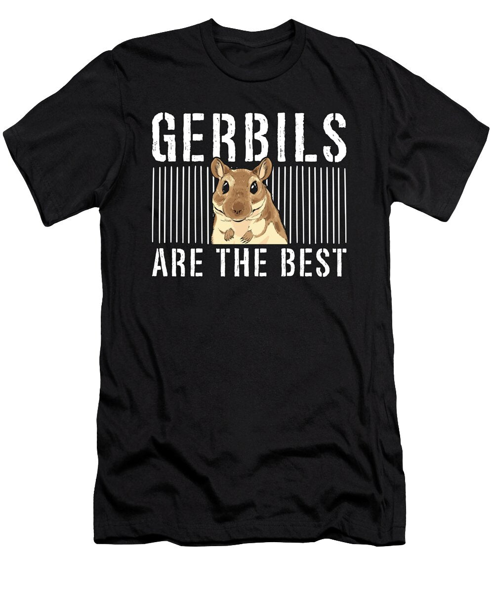 Gerbils Are the Best Racing Rat Rodent Mouse Lover Tshirtconcepts Marvin Poppe T-Shirt