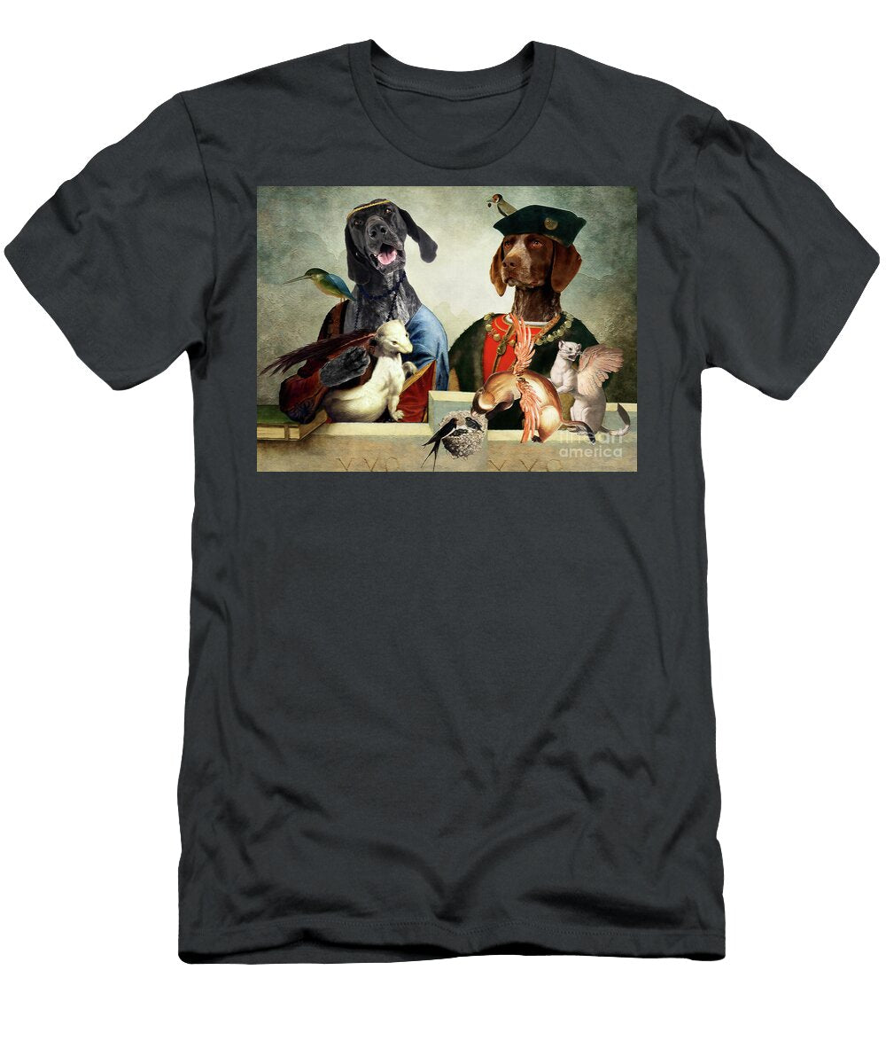 German Shorthaired Pointer Lady with an Winged Ermine Sandra Sij T-Shirt