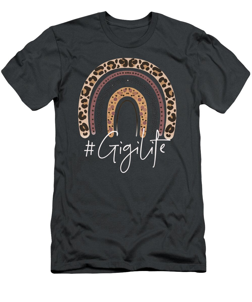 Gigi Life Grandma Cheetah Leopard Women Christmas Fall Panayi Tasnee T-Shirt