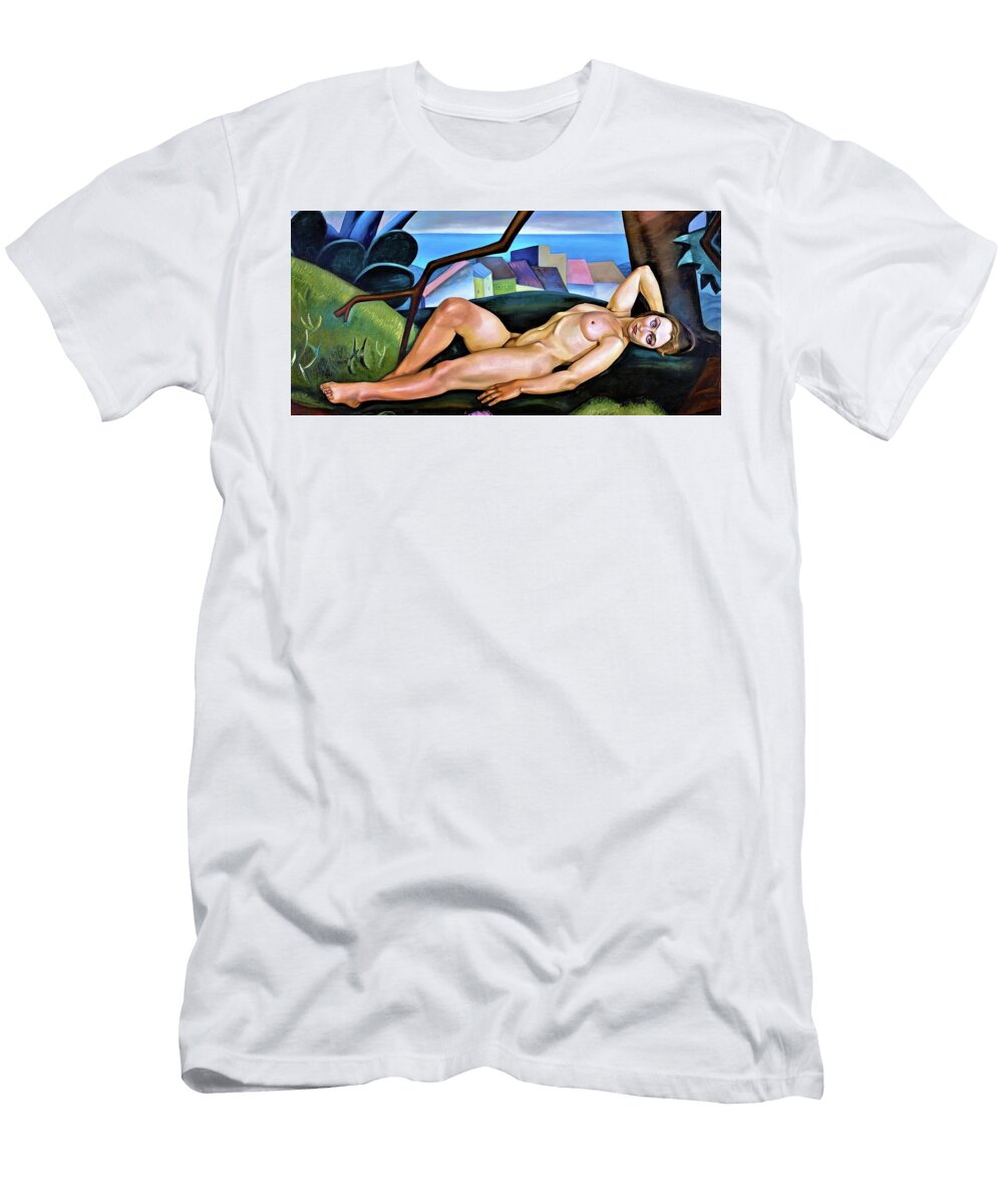 Girl Under a Tree Digital Remastered Edition Prudence Heward T-Shirt