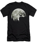 Goat Walking on Mountain Halloween Moon Fancy Lifestyle Art T-Shirt