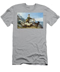 Goatherd on the Rock of Gibralter Richard Ansdell T-Shirt