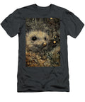 Golden Accented Hedgehog Portrait Cute Hedgehog Ethereal May Chaney T-Shirt