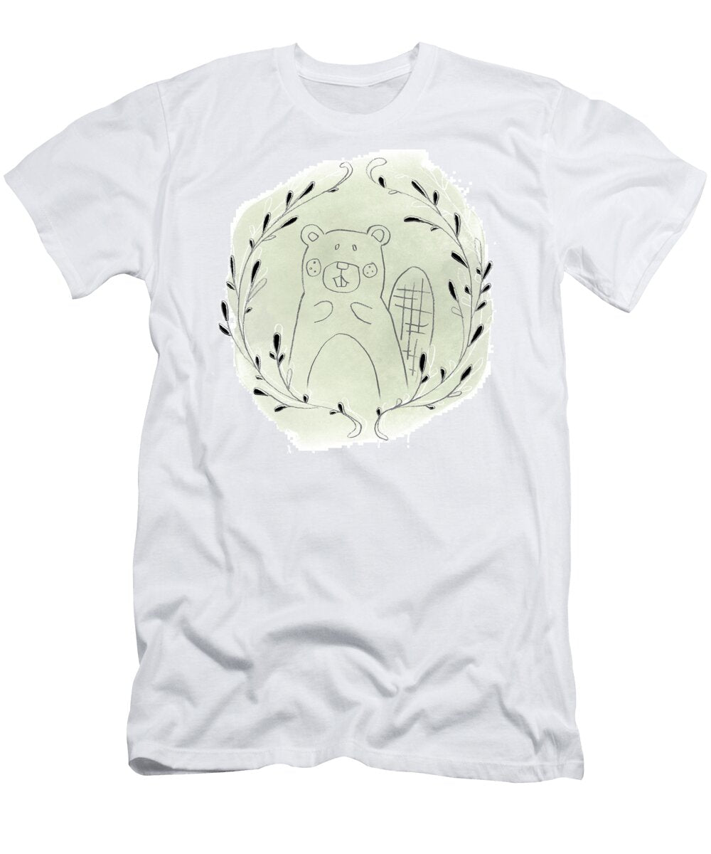 Golden Woodland Vignette Iii June Erica Vess T-Shirt