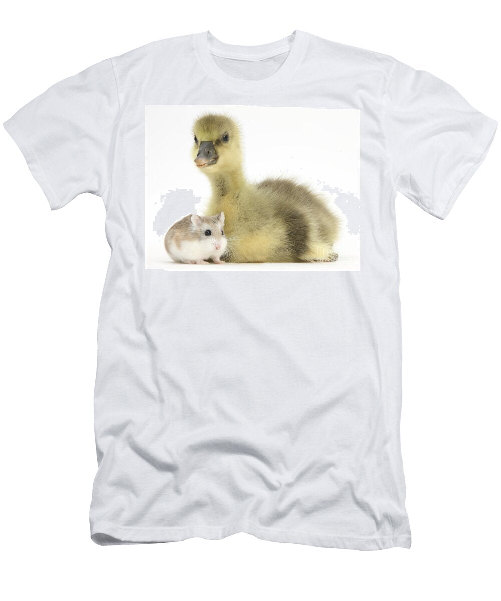 Gosling with Roborovski Hamster Mark Taylor T-Shirt