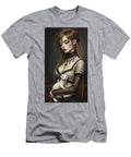 Gothic Lady with a Ferret Frank Blindblues T-Shirt