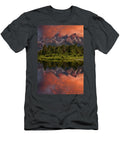 Grand Teton Np Schwabachers Landing 10 Dean Hueber T-Shirt