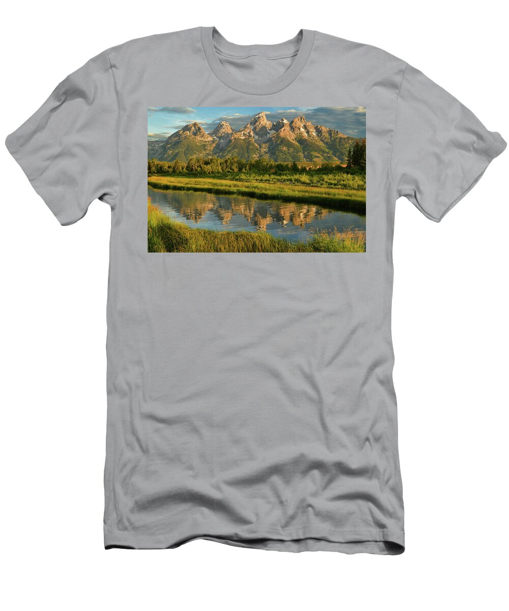 Grand Teton Np Schwabachers Landing 11 Dean Hueber T-Shirt