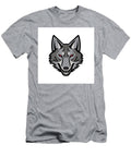 Gray Coyote Head Mascot Aloysius Patrimonio T-Shirt