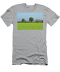 Green Grass Field and Trees in the Background Johan Ferret T-Shirt