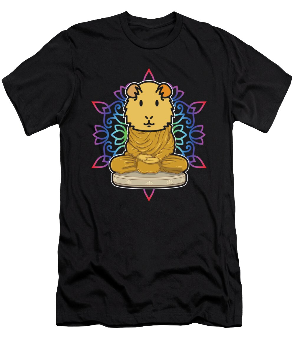 Guinea Pig Golden Buddha Cavy Cavia Rodents Wildlife Pets Animal Lovers Gift Thomas Larch T-Shirt