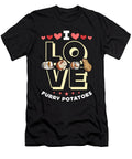 Guinea Pig I Love Furry Potatoes Cavy Pet Animals Tshirtconcepts Marvin Poppe T-Shirt