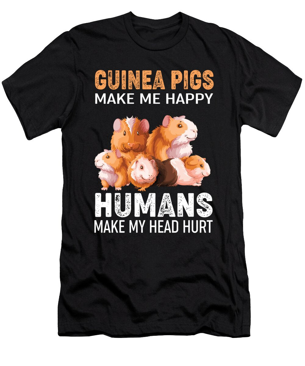 Guinea Pig Pet Hamster Gift for Guinea Pig Lovers Raphaelartdesign T-Shirt