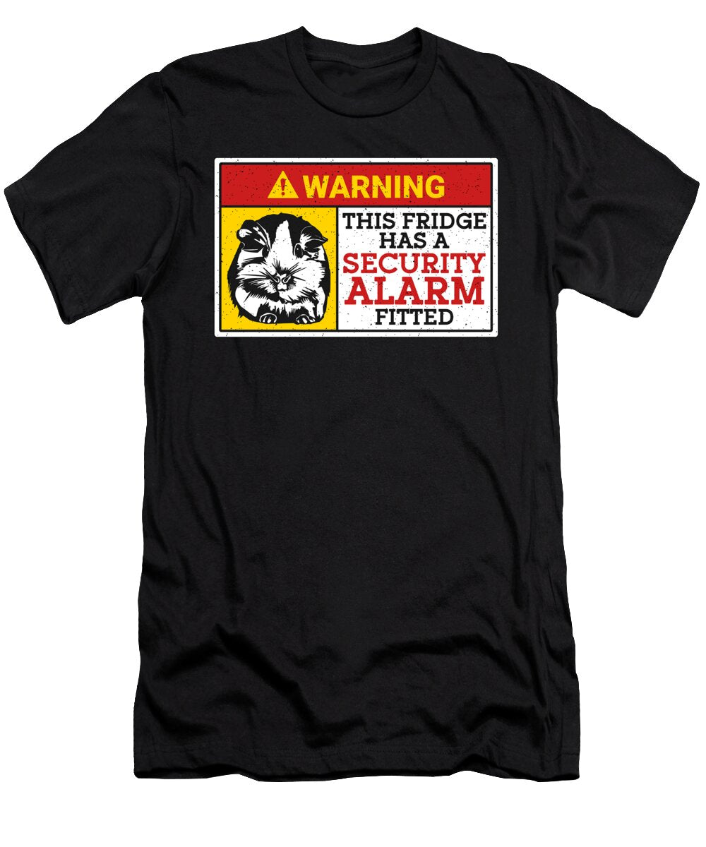 Guinea Pig Warning This Fridge Has a Security Cavy Tshirtconcepts Marvin Poppe T-Shirt
