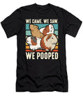 Guinea Pig We Came We Saw We Pooped Retro Hamster Tshirtconcepts Marvin Poppe T-Shirt