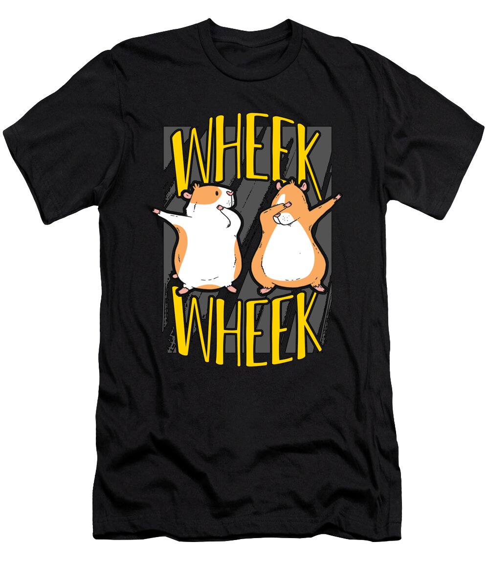 Guinea Pig Wheek Wheek Loves Hamster Animal Lover Tshirtconcepts Marvin Poppe T-Shirt