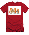 Guinea Pigs Cute Hamsters Playing Musical Instruments Watercolor Illustration Adrien Efren T-Shirt