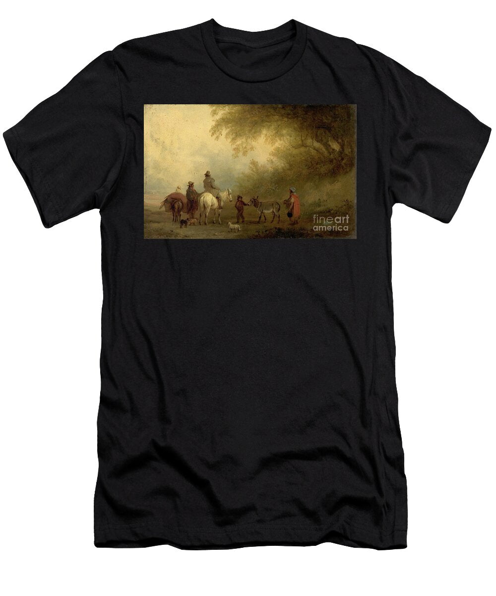 Gypsies Striking Camp Edmund Bristow T-Shirt