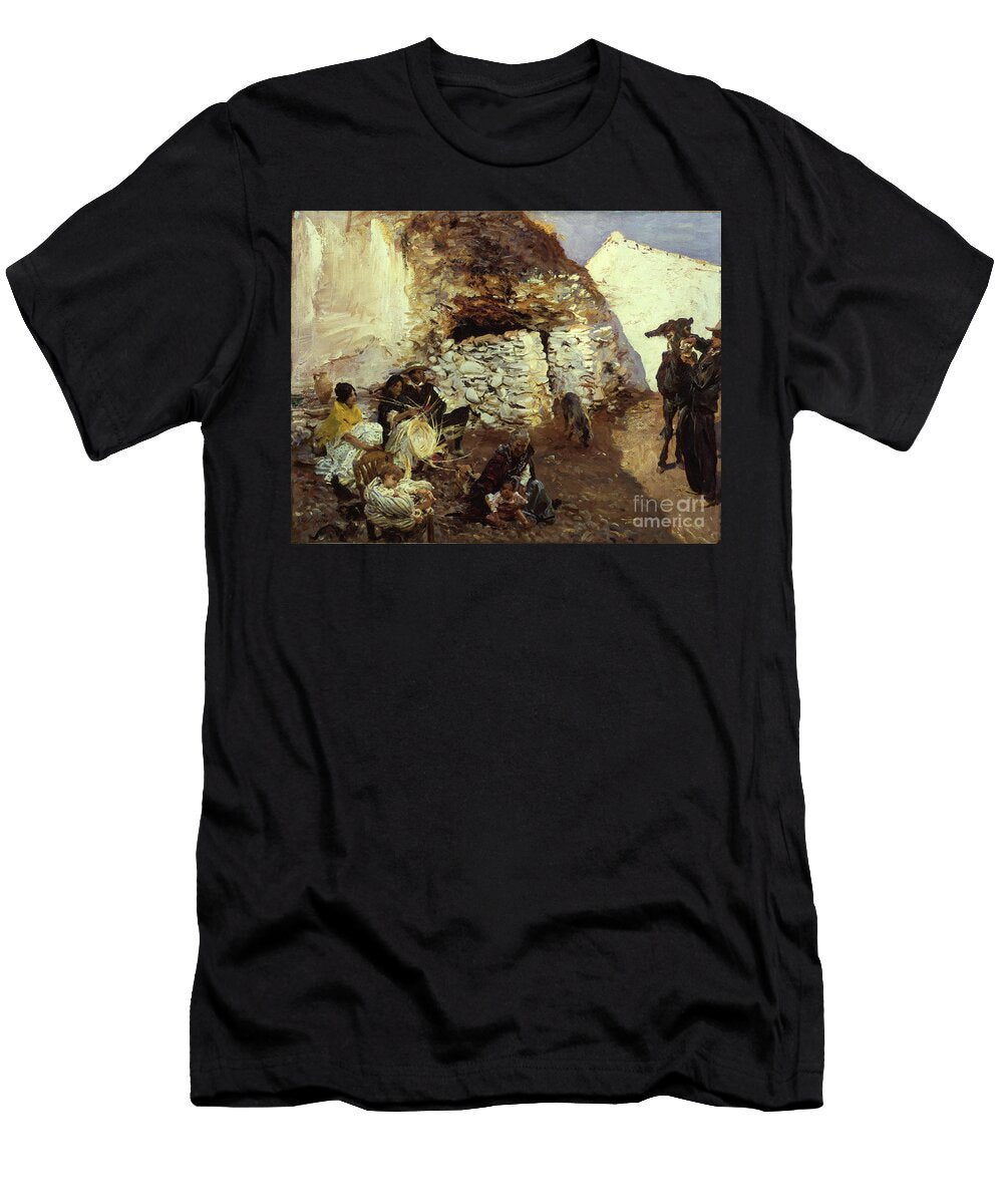 Gypsy Encampment Granada Spain C1912 13 John Singer Sargent T-Shirt