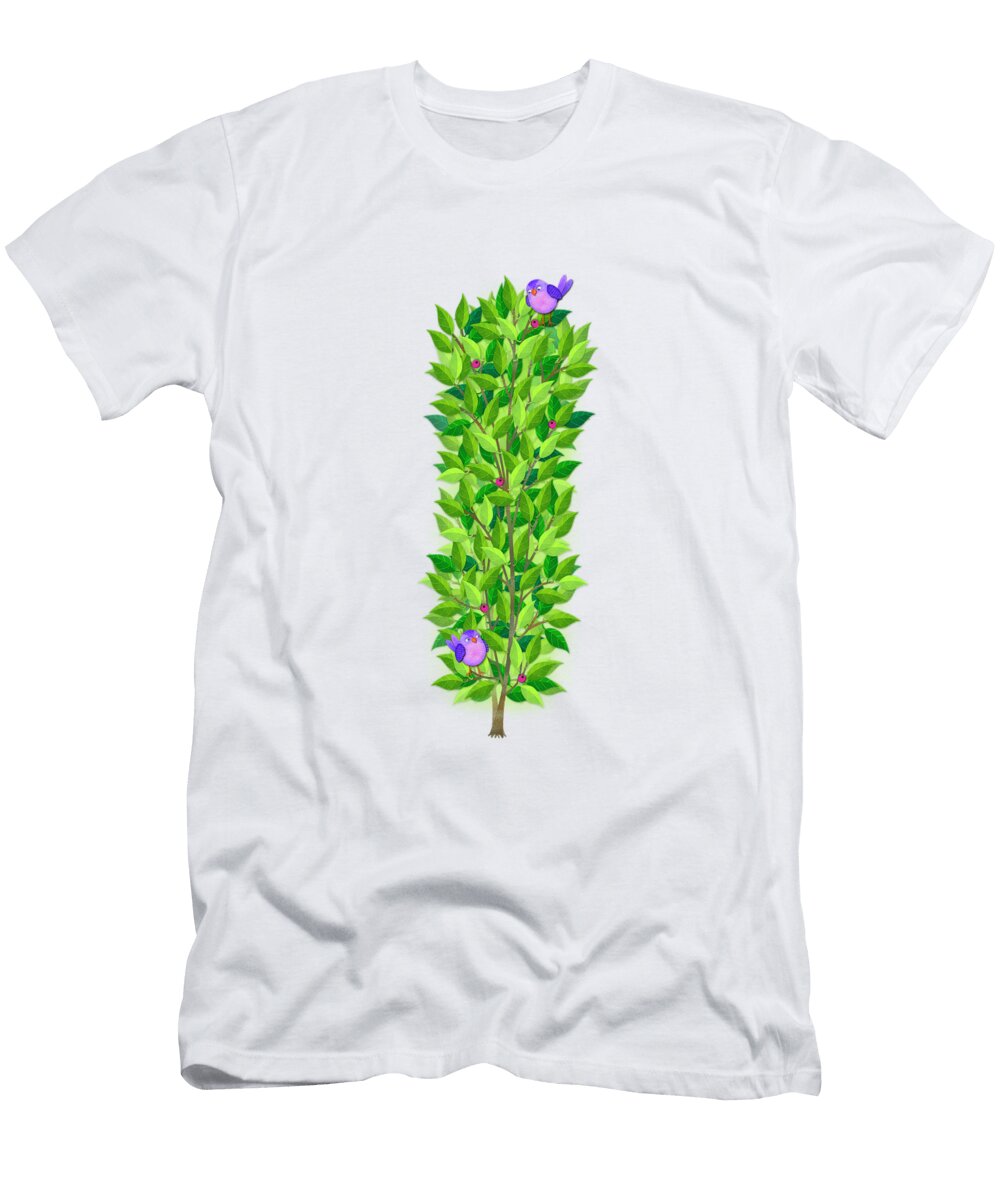 H Is for Hedgehog and Hammock Valerie Drake Lesiak T-Shirt