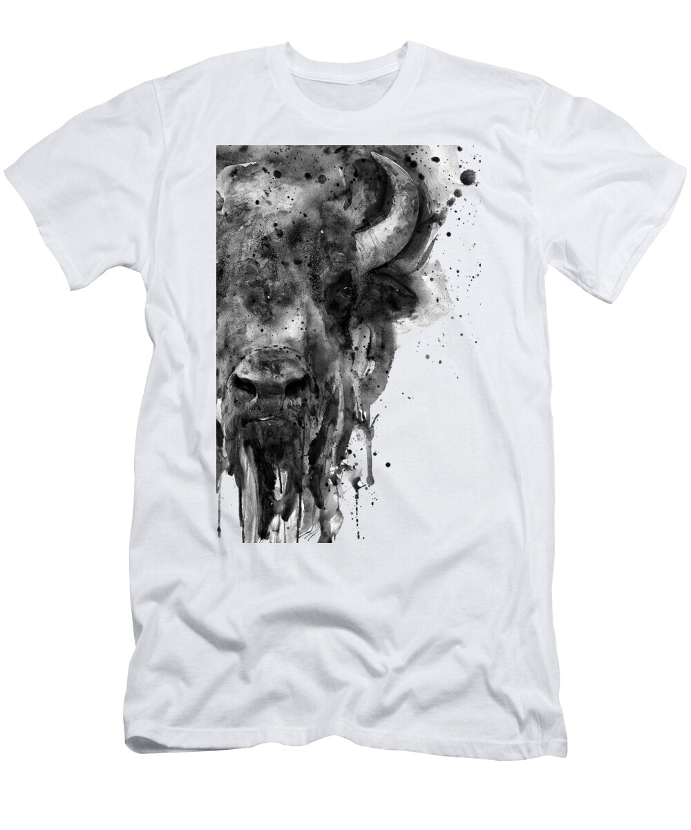 Half Faced Buffalo Marian Voicu T-Shirt