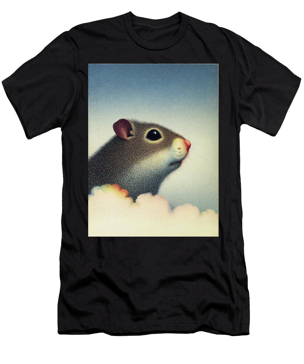 Hamster Above a Cloud Fabrizio Cassetta T-Shirt