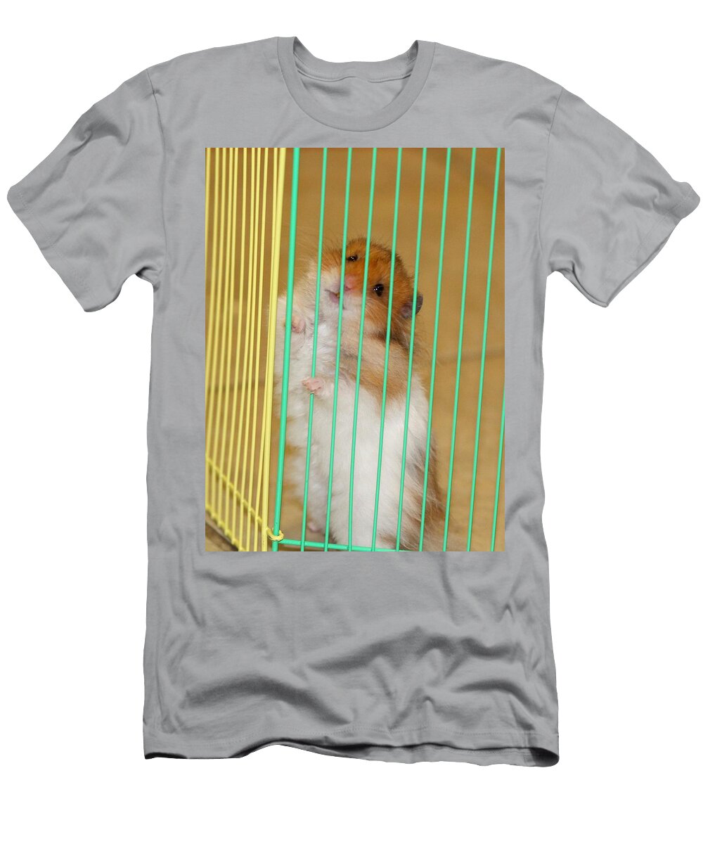 Hamster Behind Bars Les Classics T-Shirt