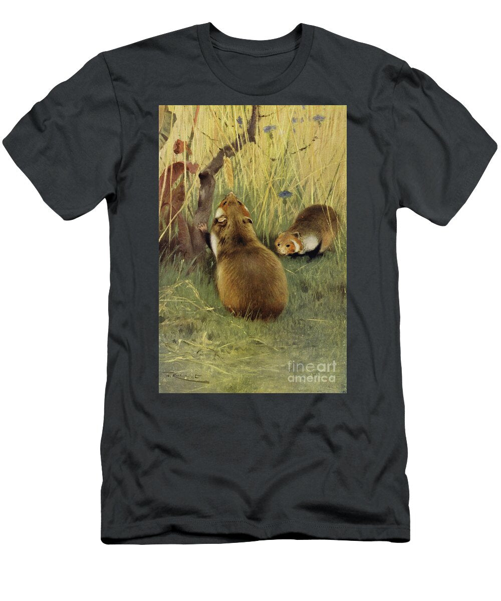 Hamster By Wilhelm Kuhnert Wilhelm Kuhnert T-Shirt