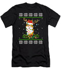 Hamster Christmas Lights Reindeer Santa Hat Ugly Xmas Thepassionshop T-Shirt