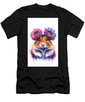Hamster Cute Hamster with Floral Crown Watercolor Painting Adrien Efren T-Shirt