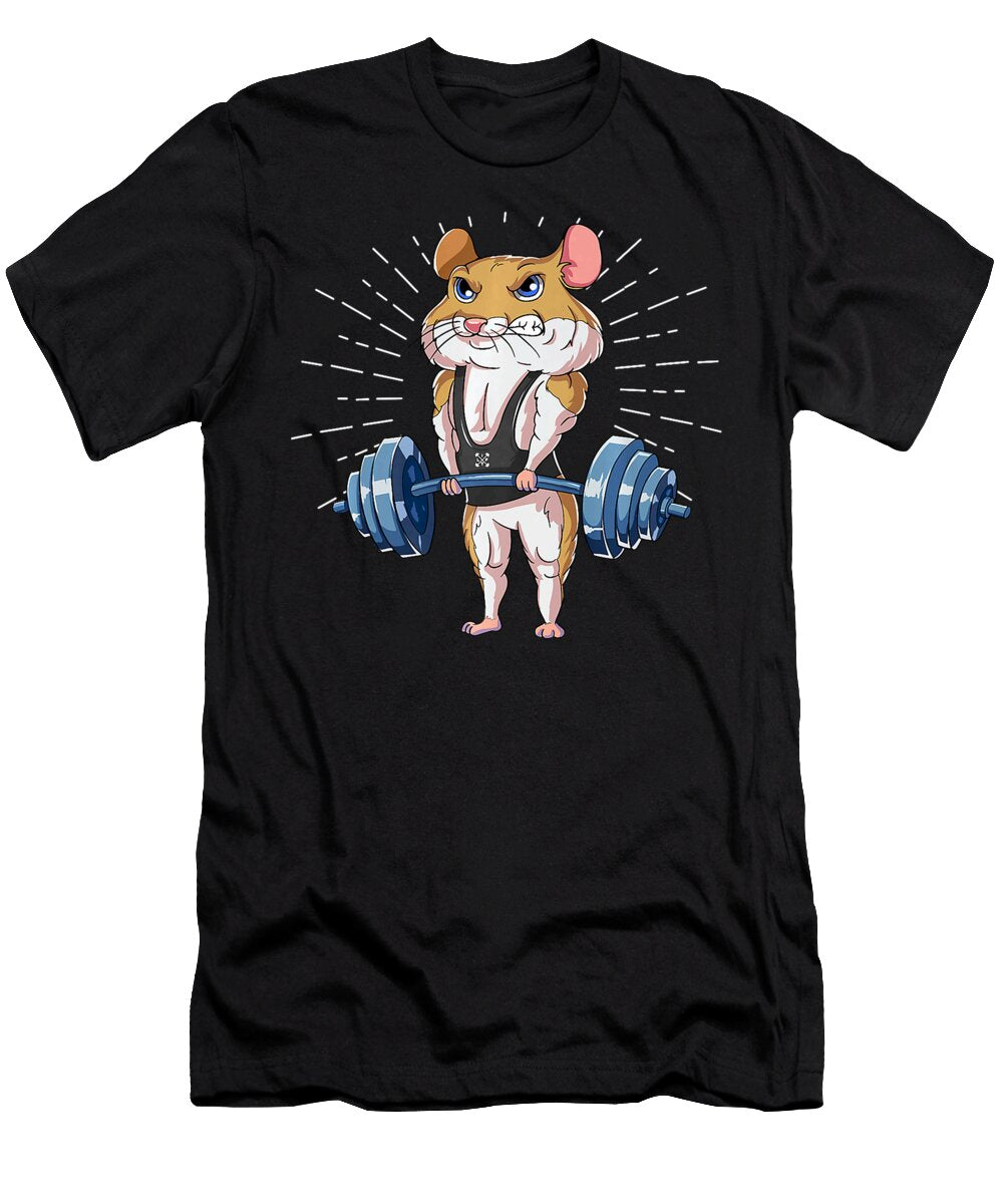 Hamster Deadlift Fitness Gym Weightlifting Thepassionshop T-Shirt