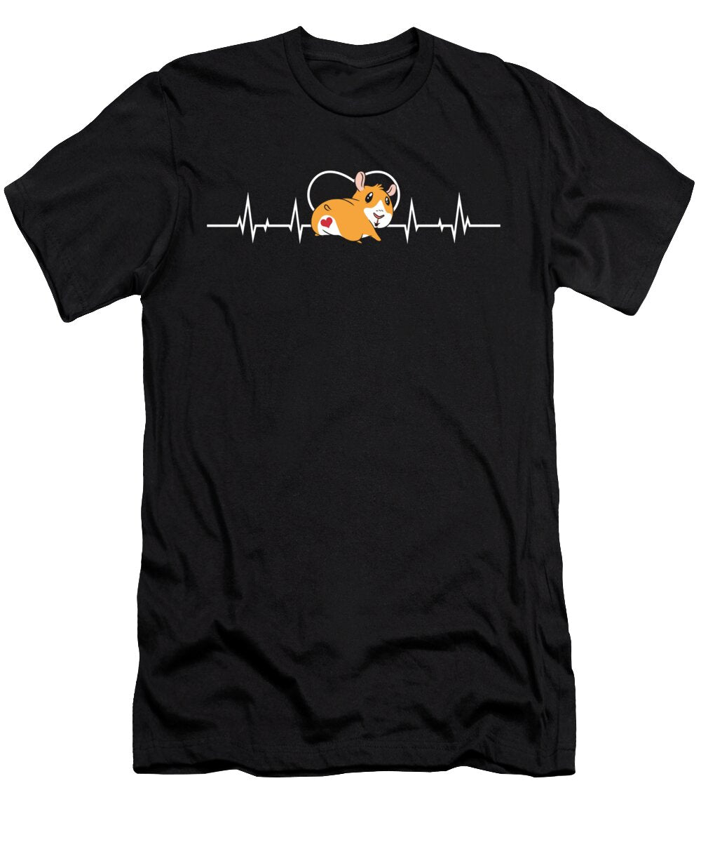 Hamster Heartbeat Pet Lover Rodent Owner Animal Gift Thomas Larch T-Shirt