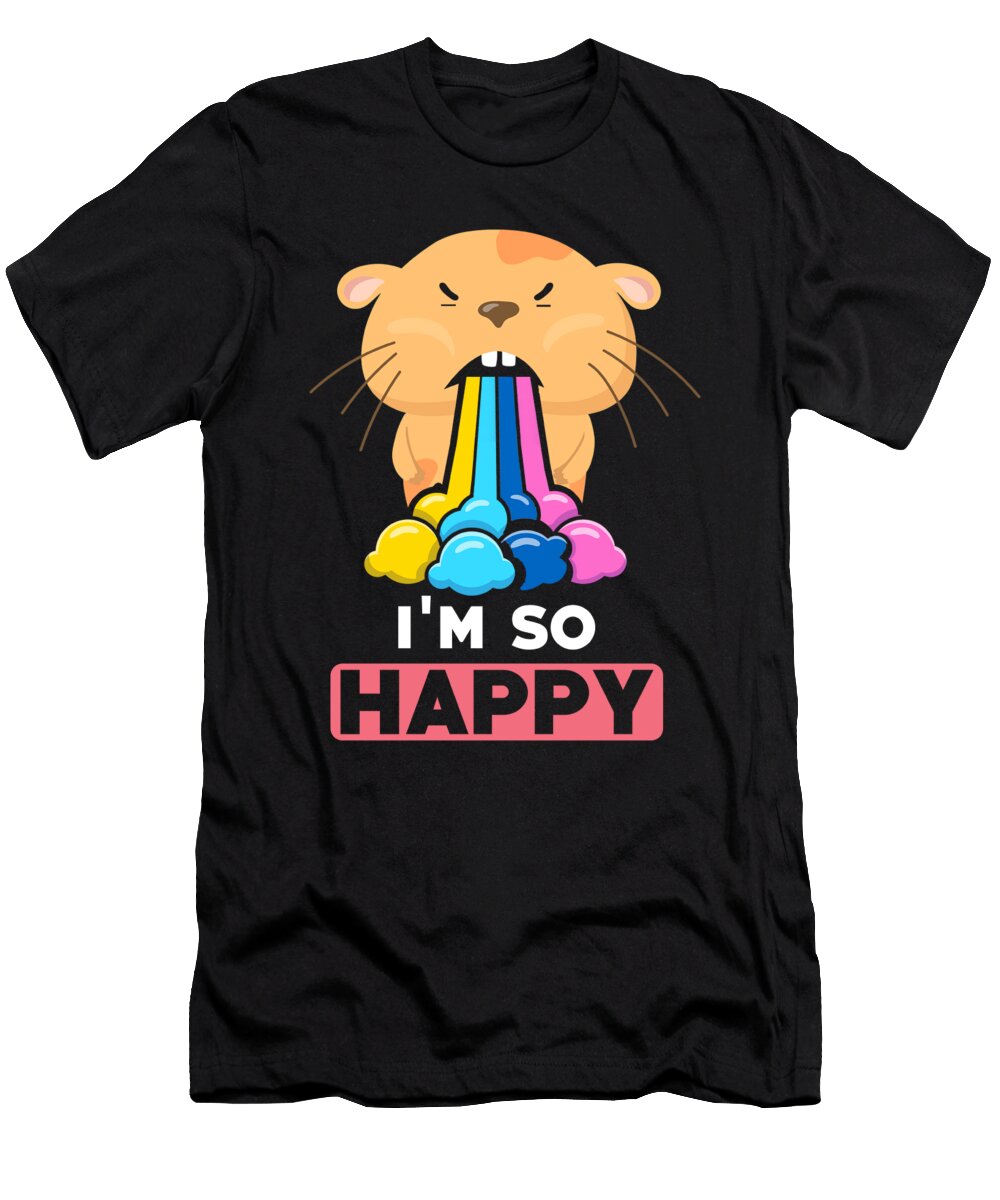 Hamster Im So Happy Manuel Schmucker T-Shirt