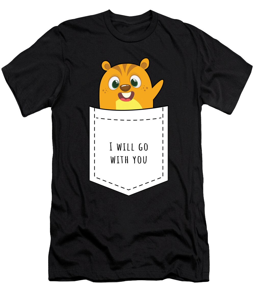 Hamster in Pocket Pet Animal Rodent Lover Owner Gift Thomas Larch T-Shirt