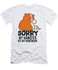 Hamster Kids School My Hamster Ate My Homework Eq Designs T-Shirt
