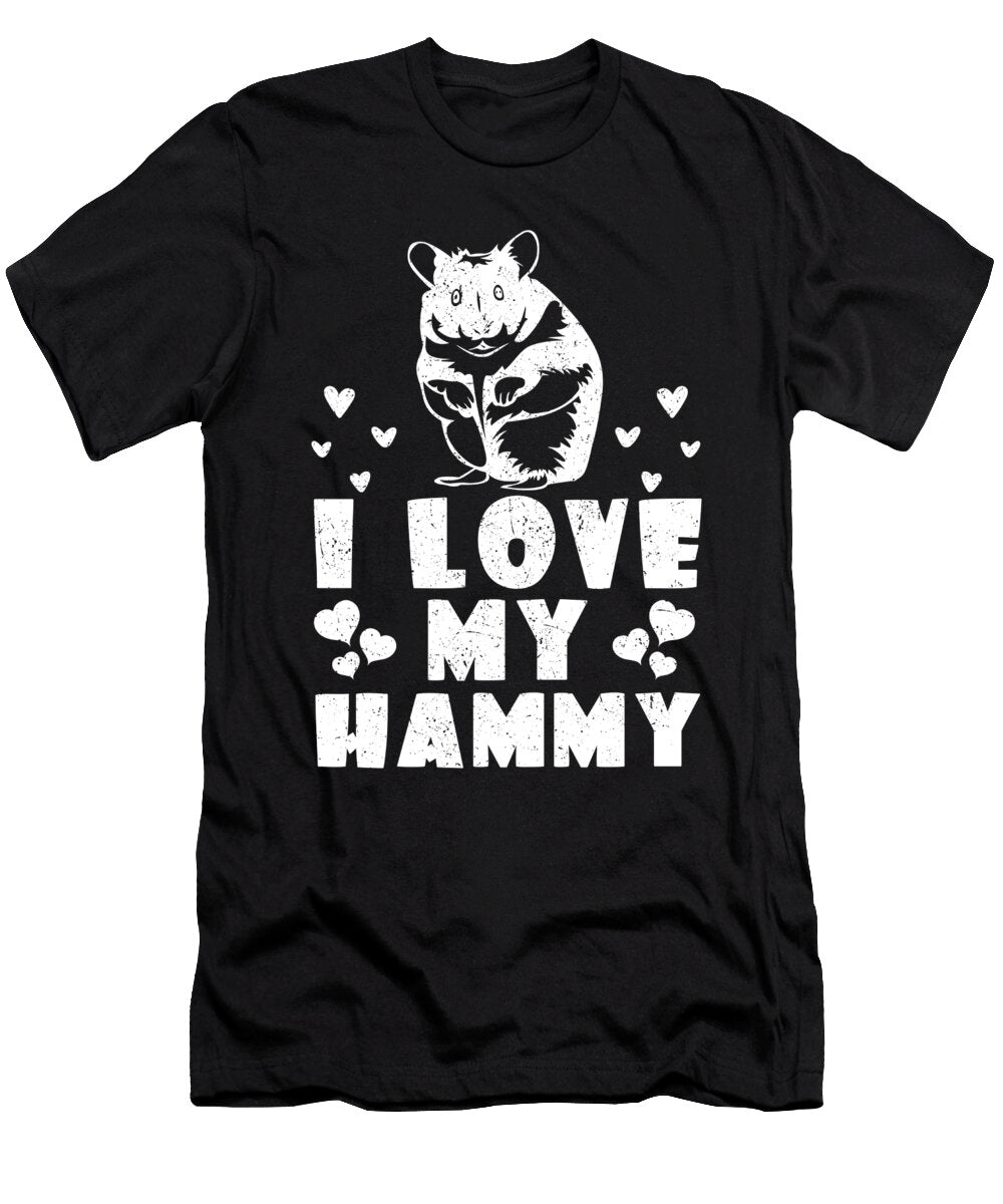 Hamster Lover Gift Love My Hammy Gift Kanig Designs T-Shirt