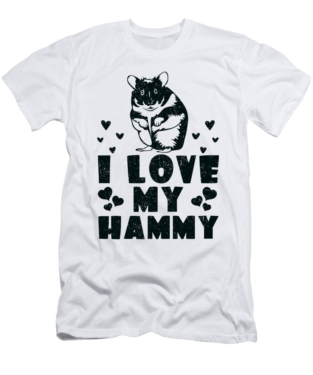 Hamster Lover Gift Love My Hammy Gifts Kanig Designs T-Shirt
