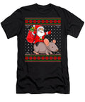 Hamster Lover Xmas Ugly Santa Riding Hamster Christmas Thepassionshop T-Shirt