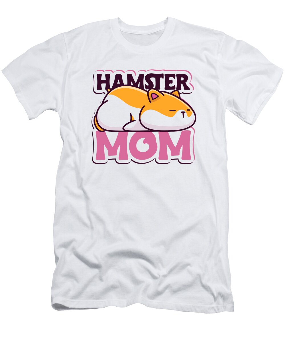 Hamster Mom Dwarf Syrian European Golden Lover Hamster Graphics Lab T-Shirt