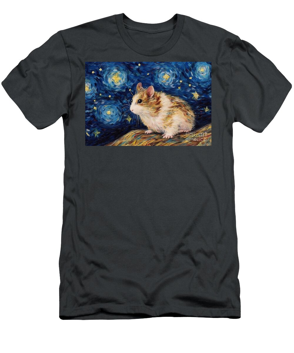 Hamster Mouse Painting N Akkash T-Shirt