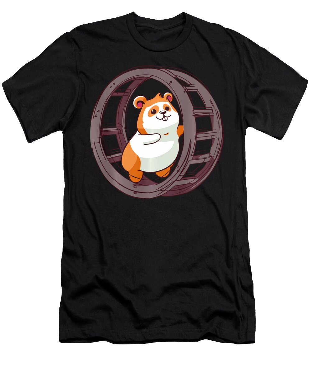 Hamster on a Whell Thepassionshop T-Shirt