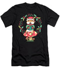 Hamster on Mushroom Christmas Wreath Xmas Zimstarus T-Shirt