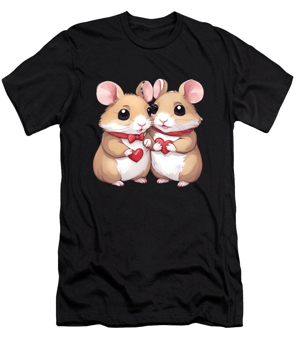 Hamster Pet Anime Girl Nft T-Shirt