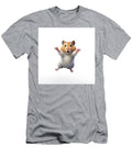 Hamster Pet with Open Mouth Running Fast on the Withe Background Pavel Shlykov T-Shirt